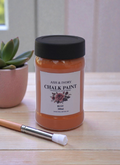 Rust Furniture Chalk Paint by Ash and Ivory in Pakistan, premium matte chalk paint for furniture makeover, DIY vintage and rustic home décor projects, smooth finish paint for wood and metal surfaces.